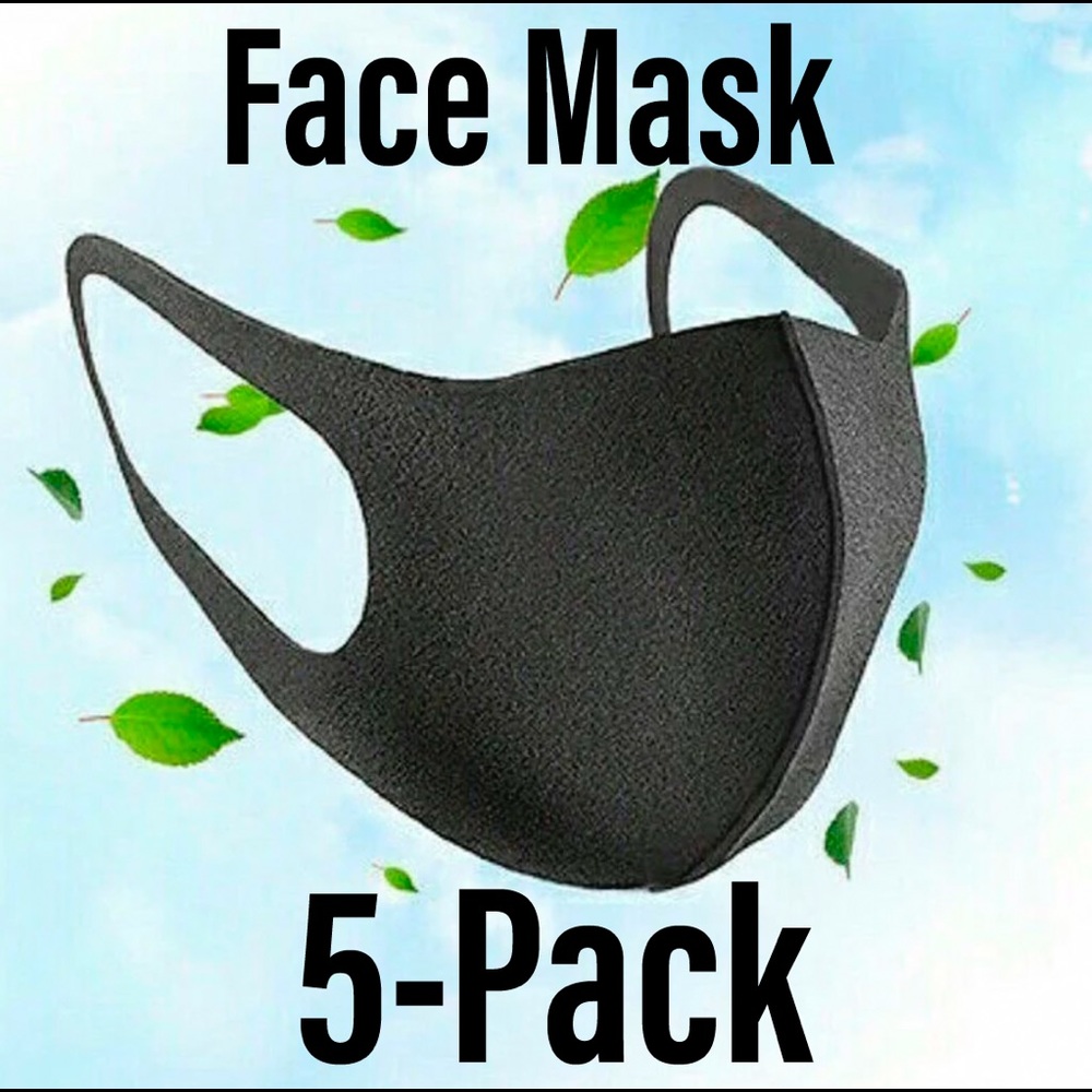 5-Pack Face Mask (Reusable)